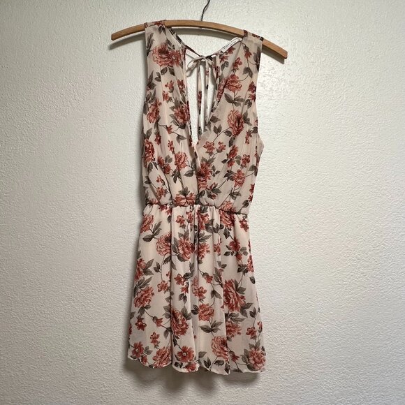 Final Touch Pants - Final‎ Touch Floral Lightweight Romper Womens Size S